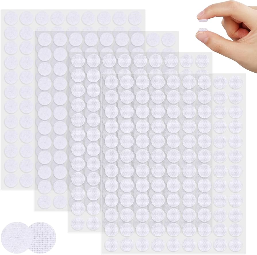 hook and loop dots